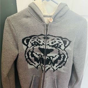 Youth boy fleece zip up jacket. Size 14-16